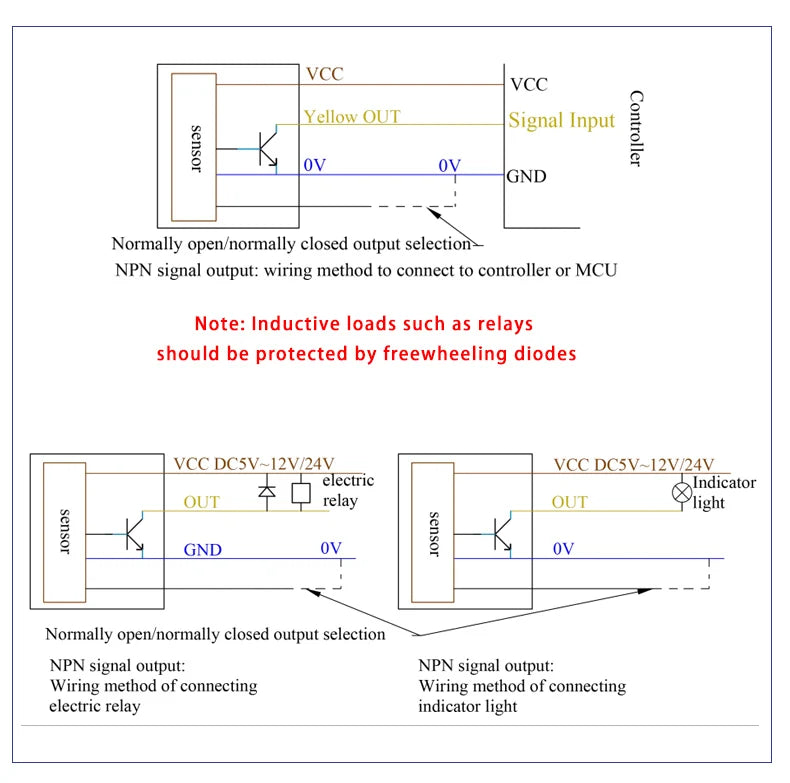 XKC-Y26A Non-contact Water Capacitive Liquid Level Detection Sensor for 4-11mm Small Pipes