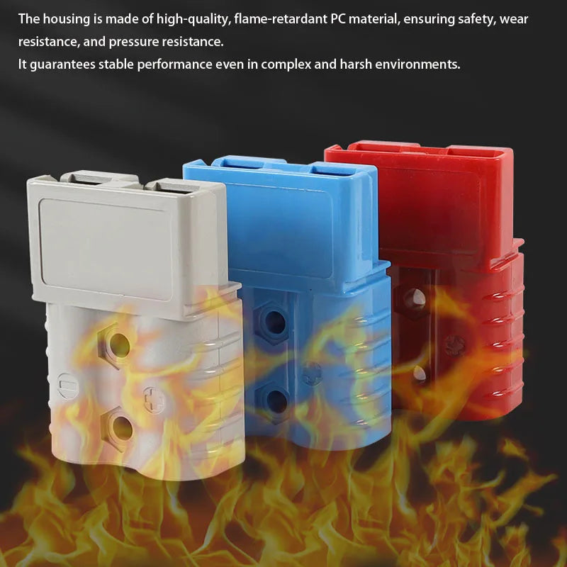 50A 120A 175A 350A  Anderson Connector Plug 2P 600V Quick Connect Battery Cable for Electric Forklift EV Car Power System