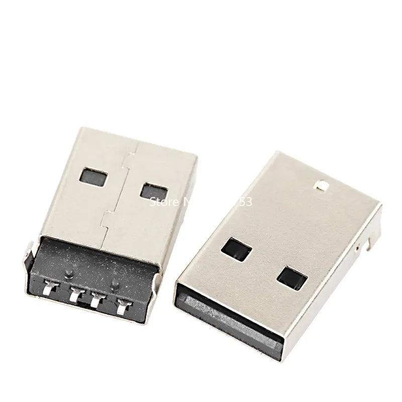 5PCS USB Interface Socket Type A Standard Port Female Male Solder Jacks Connector DIP Straight Vertical Bend Needle PCB Socket