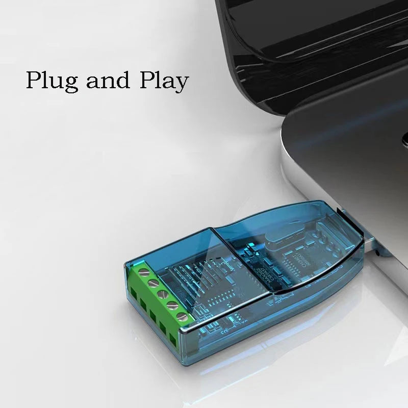 USB to RS485 RS232 Converter Industrial Protection Serial Port Module Communicate Cable Splitter Dongle Data Extend Adapter