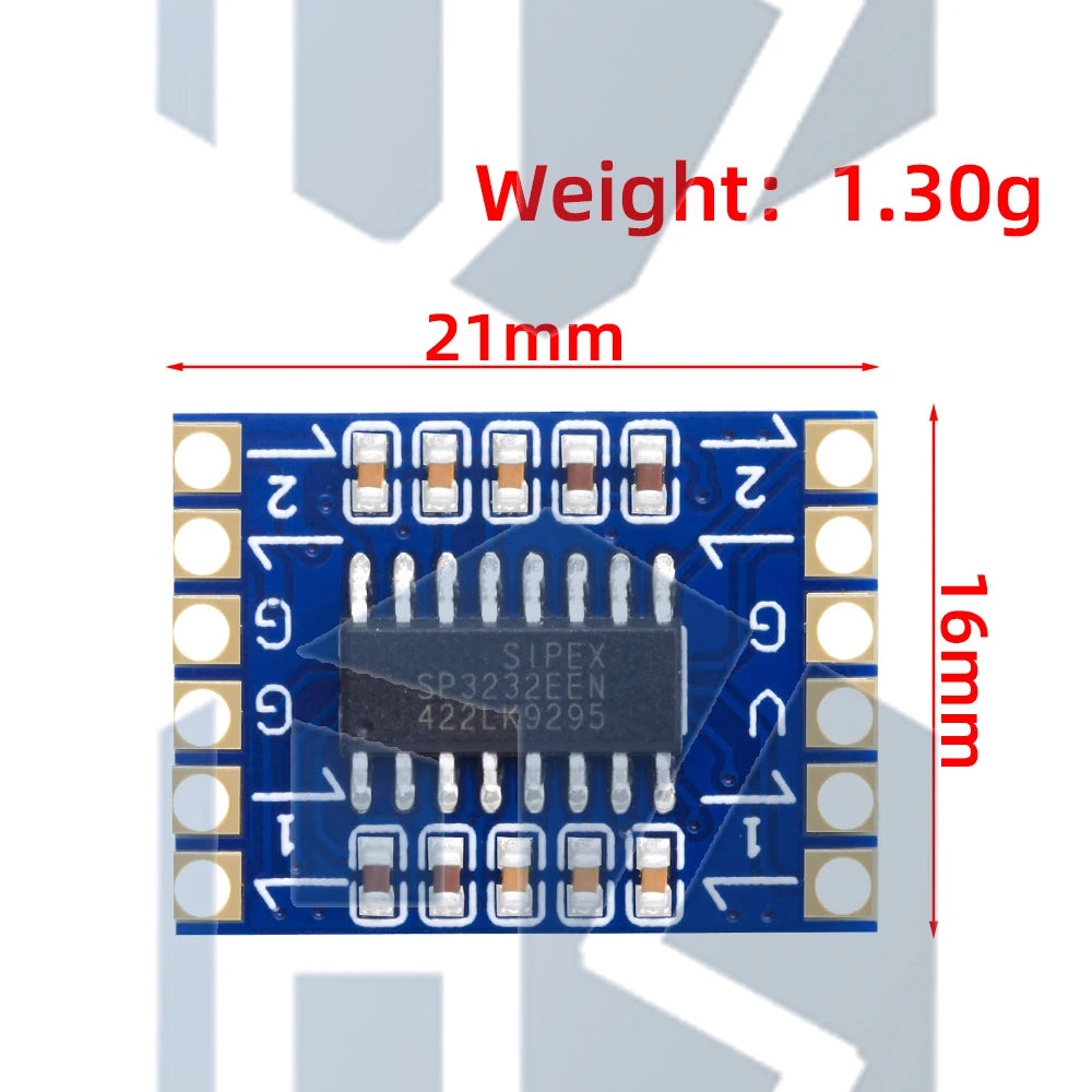 SP3232 RS232 to TTL Bidirectional Level Shifter 3-5.5V Wide Voltage Serial Adapter for Arduino DIY Module