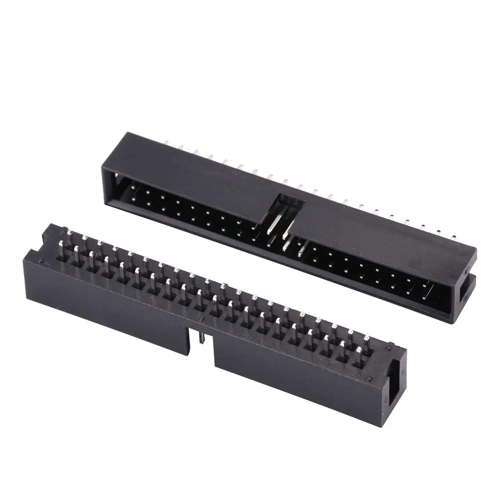 FC 6/8/10/12/14/16/18/20/24/26/30/34/40/50/60/64Pin 2.54mm Pitch Female IDC Socket Connector Ribbon Cable DC3 Header Male Socket