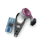 CH341A/CH341B 24 25 Series EEPROM Flash BIOS USB Programmer Module SOIC8 SOP8 Test Clip for EEPROM 93CXX / 25CXX / 24CXX DIY KIT