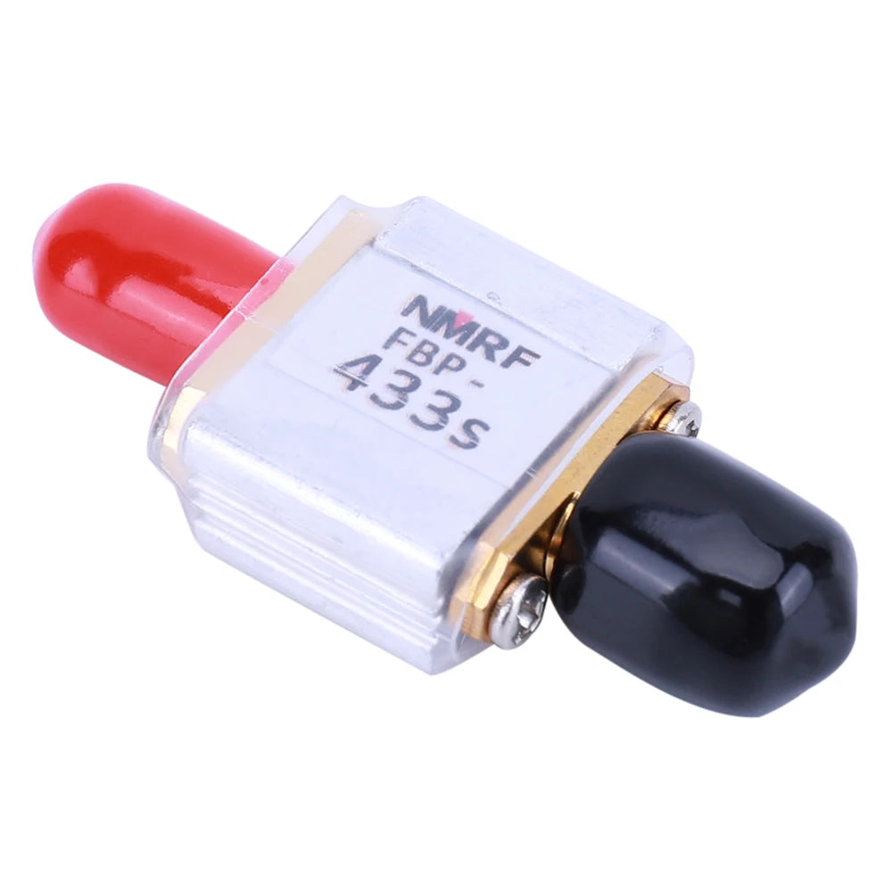 FBP-433s Bandpass Filter SMA M F Interface 433MHz Reduce Noise Band Pass Filter Aluminum Casing Bandwidth 20MHz for Aircraft UAV