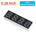 TZT 0.28/0.36/0.4/0.56 inch LED display 7 Segment 1/ 2 / 3 / 4 Bit Digit Tube Red Common Cathode / Anode Digital led 7segment