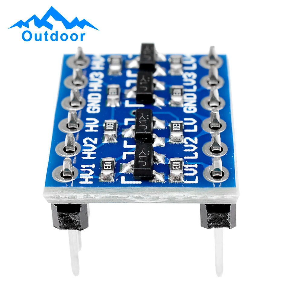 10pcs 4MOS Transistor Level Conversion Module 3V and 5V 4 Channels Logic Level Shifter 4 Way Bi-Directional Module High Speed