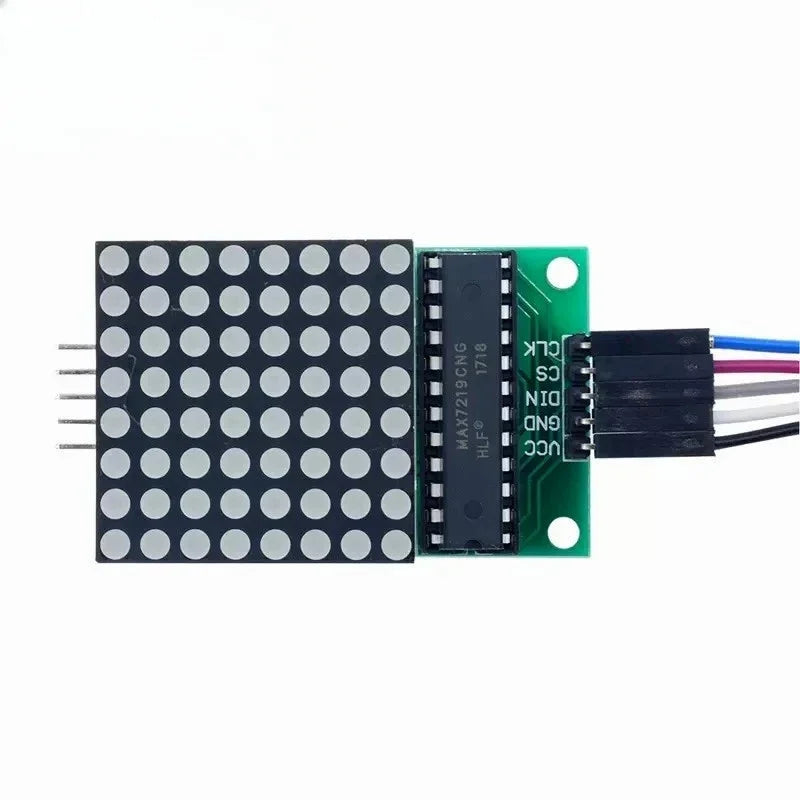 10PCS MAX7219 8*8 Dot Matrix Module Microcontroller Display Module MCU LED Display Control Module for Arduino 5V