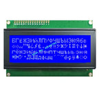 5V LCD Dots 2004 20X4 Display Blue Yellow Screen LCD2004+I2C Board English Russian Cyrillic Font For 3D Printer IIC Adpater