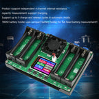 Battery Tester LCD Display Universal Battery Checker Analyzer Charger for 18650 Batteries 4 Channel Internal Resistance Tester