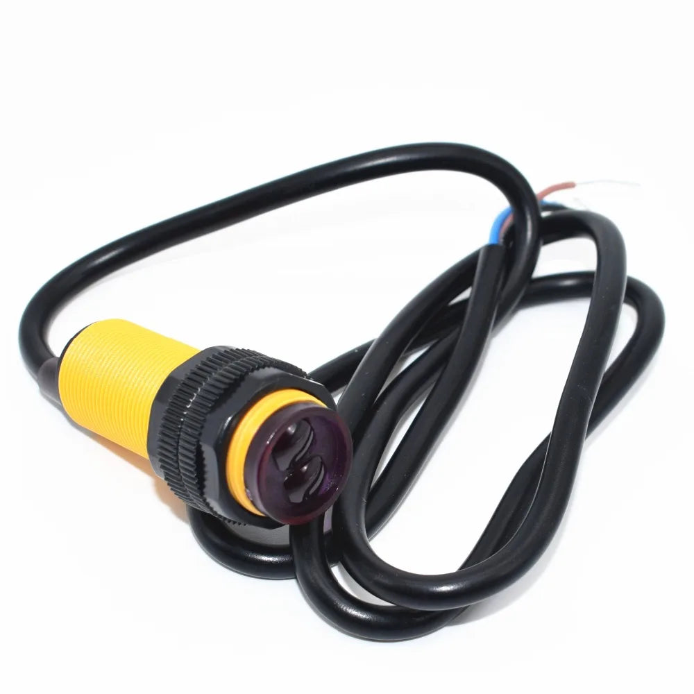 E18-D80NK Infrared Obstacle Avoidance Photoelectric Sensor Switch 3-80cm Adjustable Range Anti-Interference for Smart Car Robot