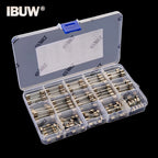 150Pcs 15value 5x20mm 6x30mm Glass Fuse Assorted Kit Box 0.25A 0.5A 1A 2A 3A 5A 8A 10A 15A 20A 30A