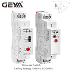 GEYA GRT8-LS/LM Staircase Switch Automatic Delay off Light Switch AC230V Relay 16A Light Control Relay Staircase Timer Switch