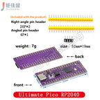 Ultimate Pico RP2040 128Mbit 16MB/4MB Compatible with Raspberry Pi Dual-Core Processor