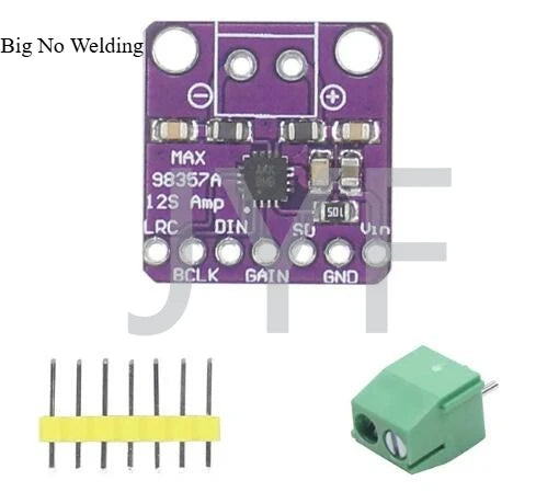 MAX98357A Power Amplifier Board 3006 I2S 3W Class D Amplifier Without Filtering DIY Audio Amplifier Module MAX98357