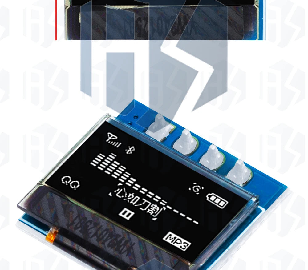 1~5PCS EGBO 0.49 Inch OLED Display LCD Module White 0.49" Screen 64x32 I2C IIC Interface SSD1306 Driver for Arduino AVR STM32