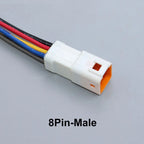 JCD Waterproof JST JWPF Connector 2P 3P 4P 6P 8P Male And Female Plug Socket 0.3m ² Wire Harness 02t/02r/03t/03r With 20CM Wire