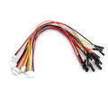 5Pcs HY2.0 to Dupont Line Electronic Wire-2P/3P/4P/5P/6P/8P/10 Pin To 2.54mm Dupont Male/Female Wire Connector 26AWG 20cm Cable