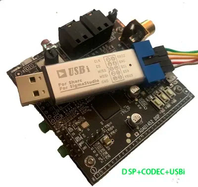 ADAU1452 DSP Development Board with STM32F103 MCU, Learning Kit with Schematic Diagrams for Audio Processing & Embedded Projects