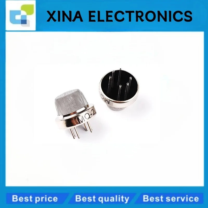 10Pcs Gas Sensor MQ-2 MQ-3 MQ-4 MQ-5 MQ-6 MQ-7 MQ-8 MQ-9 MQ-135 ORIGINAL ROHS Free Shipping