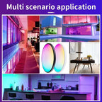 TUYA Intelligent LED Ceiling Light RGB Remote Dimming WiFi Bluetooth Decorative Light Living Room Bedroom Indoor Home Light