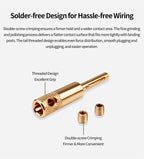YYTCG- Connector Corrosion resistant banana plugs, audio, video, amplifiers, speakers, cable jacks, 4Pcs
