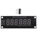 0.36 Inch Digital LED Indicator Tube TM1637 LED Digital Tube Display Control Module 6-Digit 7-Segment 5V