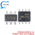 100pcs/5pcs TP4057 57bM SOT-23-6 SOT23 500mA TP4056 4056 ESOP-8 1A Battery Power Management Chip IC Controller New Original