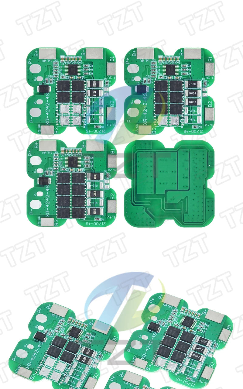 4S 21700 BMS 20A 15A 8A Charging Module 16.8V Li-ion Lithium Battery Charge Board Protection Board for Drill Motor Electric Tool