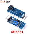 4PCS TCRT5000 Infrared Reflective Sensor IR Photoelectric Switch Barrier Line Track Module For Diode Triode Board 3.3v