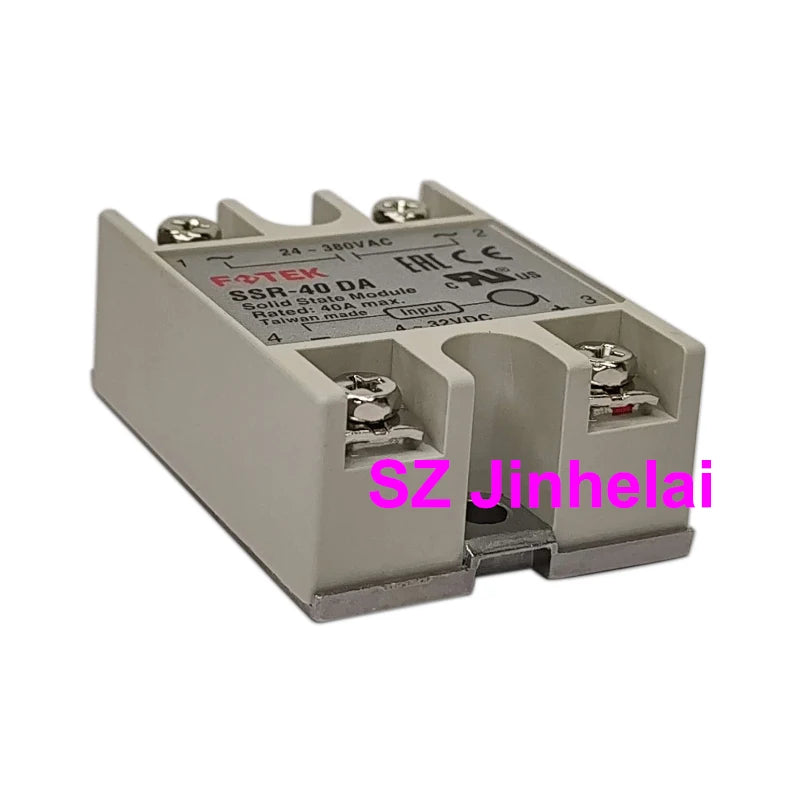 Authentic Original FOTEK Single phase Solid State Relay SSR- 10DA 25DA 40DA 50DA 75DA 10DA-H 25DA-H 40DA-H 50DA-H 75DA-H