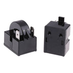 Refrigerator Compressor PTC Start Relay Refrigerator Starter Overload Protector 1/2 Pin 15 Ohm 1/6H Replacement Protector