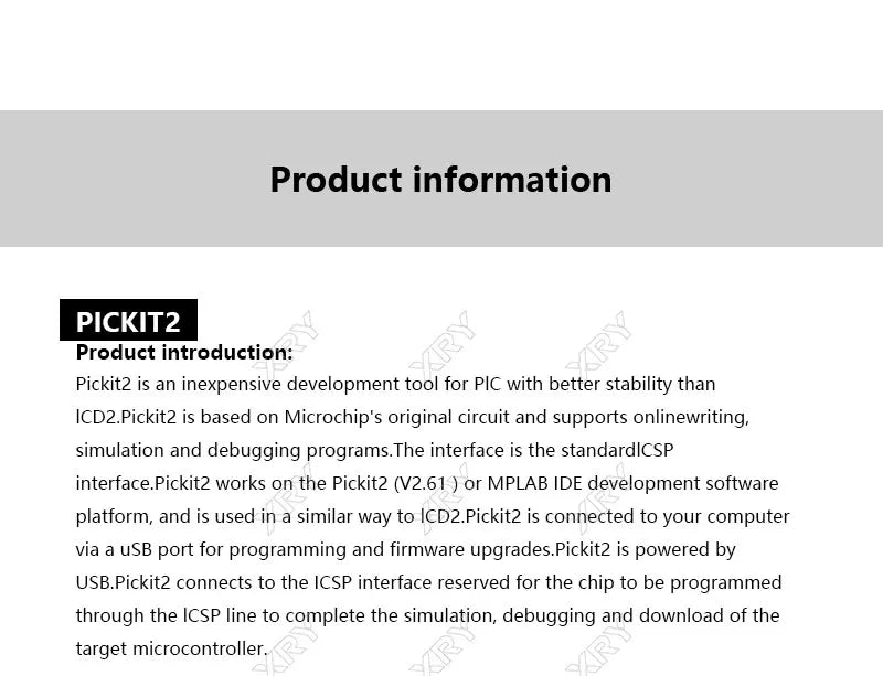 Programador PICKit2 PICKIT3 PICKit3.5 + PIC ICD2 PICKit 2 PICKIT 3 PICKIT 3,5 Adaptador de programación Asiento de programador u