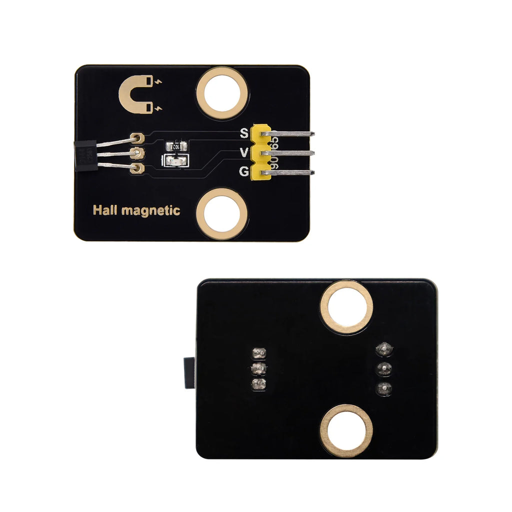 Hall Magnetic Sensor Module Hall Effect Detect Magnetic Field for Arduino DIY Projects Compatible with Lego Blocks