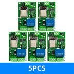ESP8266 ESP-12F WIFI Wireless Module 1 Channel Relay Shield Overcurrent Protection Wi-Fi Network Relay Module 10A DC 7-30V