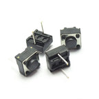 50Pcs Momentary Tactile Tact Push Button Switch 2 Pin DIP 6x6x4.3mm High 4.3mm
