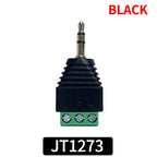4/10/40 Pcs earphone audio jack 3.5mm connector Stereo Male Plug to Screw Terminal Block Adapter for AV Audio Video Balun Wiring