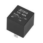 JD1914 40A 12V/24V SPDT Waterproof Car Relay, 4/5 Pin Auto Switch Starter Kit for Car Boat Tractor Truck Motorcycle