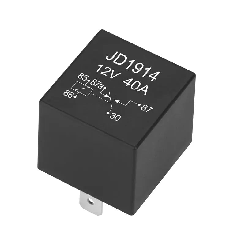 JD1914 40A 12V/24V SPDT Waterproof Car Relay, 4/5 Pin Auto Switch Starter Kit for Car Boat Tractor Truck Motorcycle