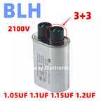 CH85 High Voltage Microwave Oven Capacitor 2100V 3+3 0.68UF 0.7UF 0.76UF 0.8UF 0.85UF 0.86UF 0.9UF 0.92UF 0.95UF 1UF 1.0UF