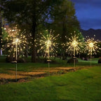 1Pcs Solar LED Firework Light Copper Wire Christmas Fairy Lights Lawn Pathway Light Garden Decoration
