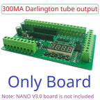 Arduino NANO V3.0 IO Board DC12V/24V RS485 8CH Relay 4-20mA 0-10V Analog Input Opto Isolated Simple PLC Timer Module