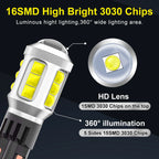 4000LM T15 LED Lamp W16W LED Canbus No Error 3030 Chips 912 921 Bulb Car Backup Reverse Light Super Bright Auto Lamp 6500K