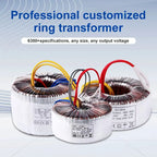 Toroidal Power Transformer, 12V/36V/220V, 10-10000W Step-Up/Step-Down Transformer, Audio Amplifier, Parameters Can Be Customized