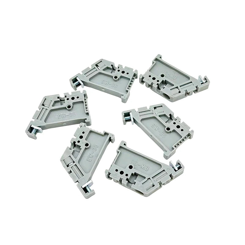 EW-35 DIN Rail Terminal Block Universal Crimping Terminal Block Gray/Brown/White Electrical Accessories 10 20 50 Pieces