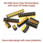 2pcs HB9500-2P 3P 4P 5P 6P 7P 8P 9P 10Pin PCB Screw Terminal Block Connector HB-9500 300V 30A Lid Barrier Terminal 9.5MM Pitch