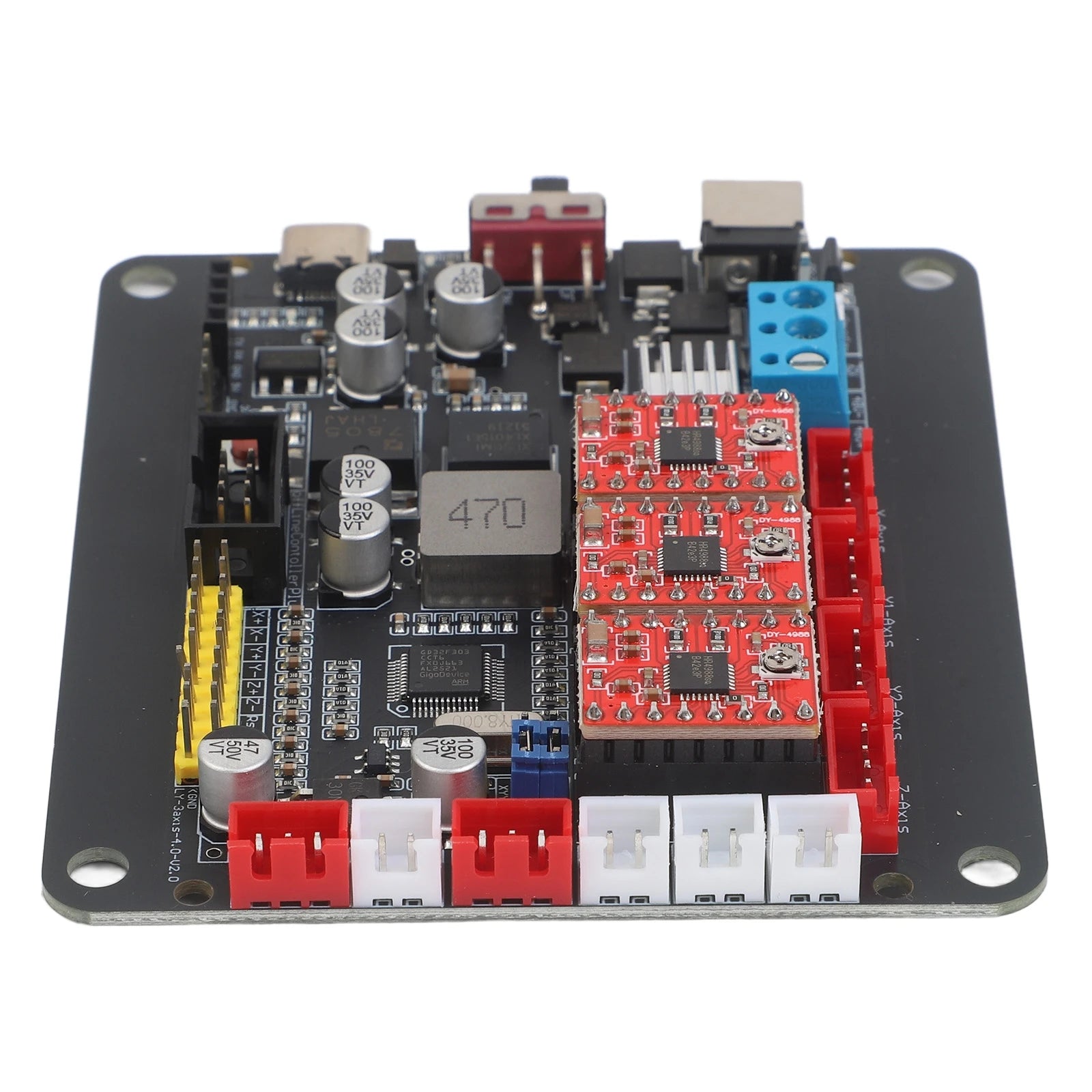 For GRBL 1.1 32Bit Controller Board Dual Y For CNC 3018 2418 1610 Engraving Machine With A4988 Stepper Motor Driver