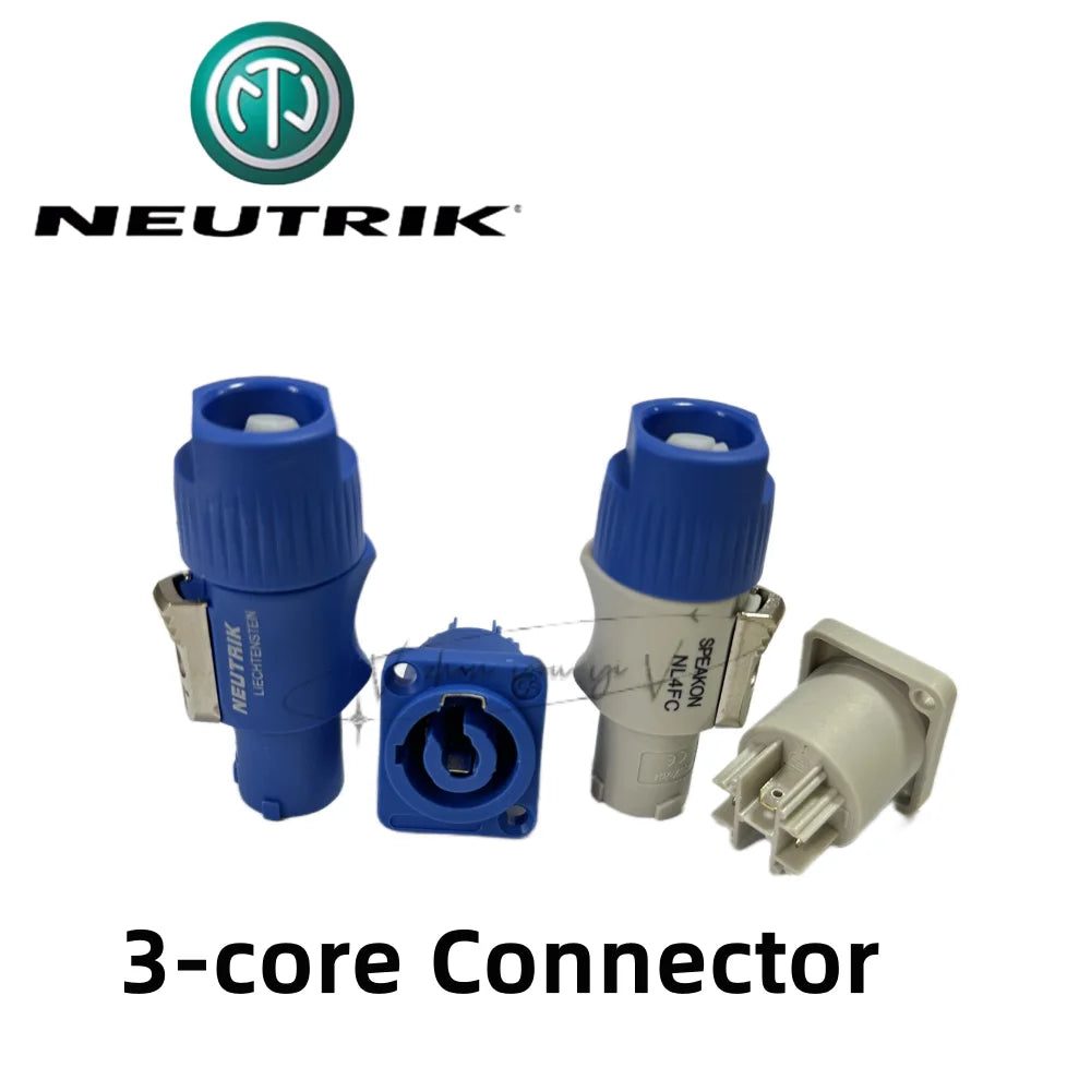 20PCS For NEUTRIK NAC3FCA FCB MPA AC Cable 20A 250V 3 PIN Powercon Plug /Socket Professional Stage Light LED Screen Connector