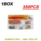 New 120/350/560/840PCS Breadboard Jumper Wire Kit 14 Lengths Assorted for Breadboard DIY Kits 26AWG 7.8cm Jumper