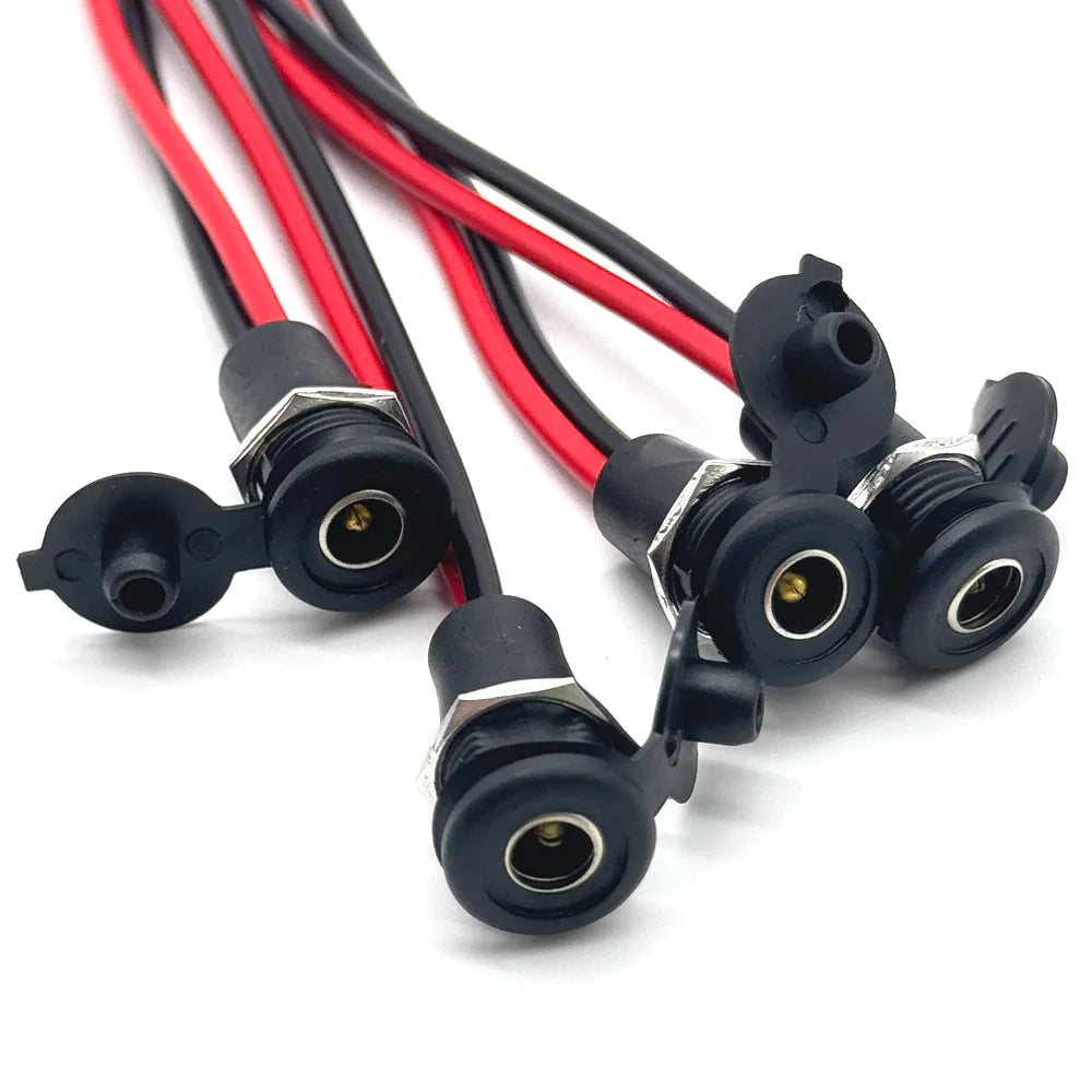 1/3PCS DC 5.5*2.1/5.5*2.5 Power Cable Wire Connector 5521 5525 Charger High Current DC Power Plug Female Socket About 20CM