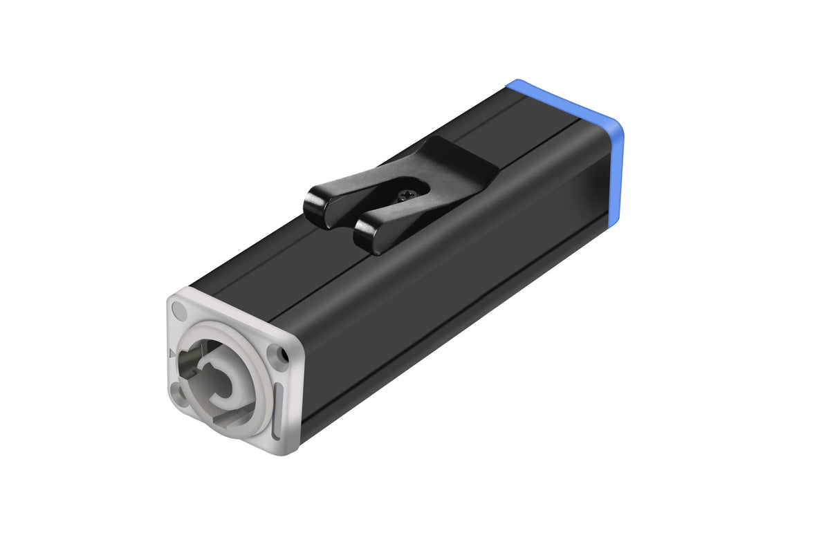 1pc New Arrival LED PowerCon AC Coupler Adapter Extender connector High quality Speakon Panel mount straight adapter